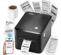iDPRT Impresora térmica de etiquetas de escritorio con Bluetooth para envío de paquetes, pequeñas empresas, oficinas y hogar, impresora adhesiva compatible con Amazon, TikTok, Etsy, Shopify, USPS, etc
