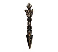idqwsswt Auténtico budista tibetano Vajra Dorje Phurba amuleto artesanal colgantes DIY collar intrincado detalles hechos a mano