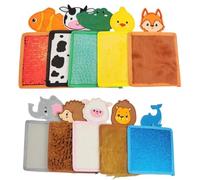 idqwsswt Azulejos sensoriales de Animales Vibrantes, tapetes sensoriales únicos, Desarrollo Infantil Que brindan un Aprendizaje Atractivo a través del Juego