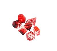idqwsswt Dados acrílicos Multiusos, Ideales para Juegos de, Accesorios, fáciles de Usar en Diversos Tipos de Juegos y diversión de Juego de Dados D6, D8,