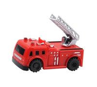 idqwsswt El Coche una línea Dibujada. Vehículos de ingeniería. Juguete Que inspira Creatividad y Aprendizaje para niños. Conceptos de ingeniería. Mini, camión de Bomberos, 19x4.5x13cm