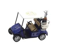 idqwsswt Estatuas de Mini Carrito de Golf, Hermoso Modelo de Mini Carrito de Golf, Adorno Realista, Juguete Interactivo de Aprendizaje para niños, Escultura, Azul, 10 x 5.2 x 6.7 cm