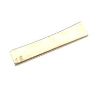 idqwsswt Excepcional prensa trastes de guitarra, inserto de,Oro,15# | ideal para proyectos de guitarristas. Duradero y resistente. Tamaño aproximado: 63 x 13,5 x 4 mm (2,48 0,53 0,16 pulgadas).