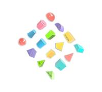idqwsswt Involucre Las Mentes jóvenes con el Juego de Bloques de Formas geométricas, Material didáctico, Herramienta educativa para entornos de Aprendizaje