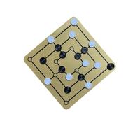 idqwsswt Juego de Morris de Nine Mens Que CREA Momentos Familiares Felices y Garantiza un Juego Interactivo con Beneficios cognitivos Actividad Familiar