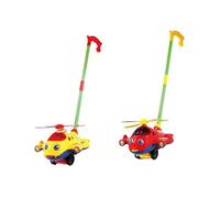 idqwsswt Juguetes para Caminar y Tirar, Juguete con Ruedas para niños, Divertido, para Aprender, Empujar, estimular la imaginación, Regalo de cumpleaños