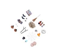 idqwsswt Kit Completo de Adornos en Miniatura para Escena de Halloween de casa de muñecas, Hace Que el Juego de muñecas Sea aún más Divertido, Juego de 2