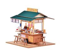 idqwsswt Kits de Juguetes creativos de Mini Puestos de Comida callejera de para Madera: una emocionante Experiencia de Bricolaje para Mentes jóvenes,