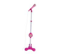 idqwsswt Micrófono y Soporte cautivadores para niños Que unen música y Luces de Escenario para una Experiencia Musical Fascinante. Micrófono de Juguete con