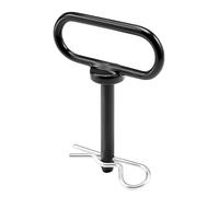 idqwsswt Pasador de remolque confiable de 1/2 pulgada para conexión ATV Pasador y clip enganche remolque acero al carbono Enganche para cortadora césped