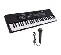 idqwsswt Piano electrónico Digital de 61 Teclas. Un Instrumento Musical Encantador Que Mejora la diversión Musical en Familia. Desarrolla el Sentido del .