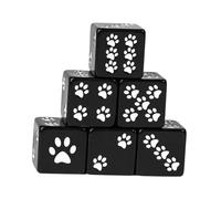 idqwsswt Preciosos Dados D6 de 16 mm, Accesorios para Juegos de, reuniones Familiares, Divertidos Juegos de matemáticas y de rol de Los Dados Son Suaves.