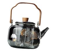 idqwsswt Tetera de borosilicato con infusor. Solución práctica para todo | tés. Tetera de borosilicato con infusor extraíble. Coladores de vidrio.