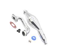 idqwsswt Tubo de escape de aluminio para camión monstruo RC a escala 1:5,