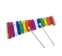 idqwsswt Xilófono profesional de 15 notas. Xilófono metálico. Construyendo | bases de las habilidades musicales. Ayudando a los niños pequeños a descubrir su potencial. Glockenspiel. Instrumento