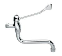 IDRAL Rubinetto rovesciato per Lavabo a parete con Leva clinica 02010/DC