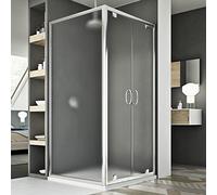 Idralite Mampara de Ducha 70x100 Ap. 100 CM H185 Impreso Mod. Sintesi Duo 2 Hojas