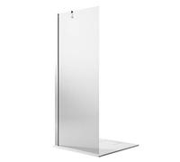 Idralite Pared de Ducha Walk In 40CM H190 Cristal Transparente con Tratamiento Antical Mod. Flip