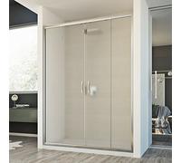 Idralite Puerta de Ducha 180 CM H198 Vidrio Impreso C Mod. Young 2 Hojas