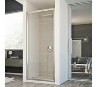 Idralite Puerta de Ducha 80 CM H198 Vidrio Transparente Mod. Cristal 1 Hoja