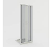 Idralite Puerta ducha de fuelle de PVC 100 cm H 185 Mod. Lirio con apertura central