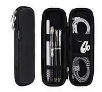 iDream365 Small Pencil Case Pen Box for Apple Pencil,Hard Shell Carrying Pen Case Holder for Executive Fountain Pens,Stylus Pens-Black …