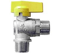 Idroblok 06069201 grifo para gas, escuadra, bola, 1/2 m, cromado