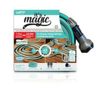 Idroeasy 22,5 Metros - Manguera Jardín de Riego Anti Torsión, Canal de Riego de Jardín de Agua Anti Nudo