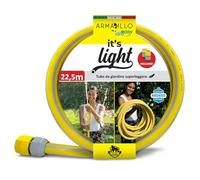 Idroeasy, Kink Kong Manguera de Riego 3/4 de Pulgada 22,5 Metros Superligera, Antinudos y Antitorsión, Atóxica y Reparable con 2 Conectores, Presión de rotura: 18 bares. Made in Italy