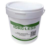 Idroless Paint New Roof - Pintura impermeabilizante especial para tejados (15 Litros) (Teja)