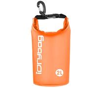 IDRYBAG Bolsa Seca Transparente Impermeable 2L/5L/10L/15L/20L, Bolsa Pequeña Impermeable para Kayak, Saco Seco Impermeable para Camping y Viajes