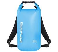 IDRYBAG Bolsa Seca Transparente Impermeable 2L/5L/10L/15L/20L, Bolsa Pequeña Impermeable para Kayak, Saco Seco Impermeable para Camping y Viajes