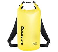 IDRYBAG Bolsa Seca Transparente Impermeable 2L/5L/10L/15L/20L, Bolsa Pequeña Impermeable para Kayak, Saco Seco Impermeable para Camping y Viajes