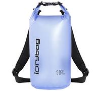 IDRYBAG Bolsa Seca Transparente Impermeable 2L/5L/10L/15L/20L, Bolsa Pequeña Impermeable para Kayak, Saco Seco Impermeable para Camping y Viajes