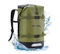 IDRYBAG Mochilas Secas Impermeables para Viaje, Bolsas Secas para Kayak, Bolsas Impermeables para Navegación, Natación, Flotación, Paddle Boarding y Mochila Submersible de 35L/55L/85L
