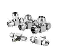 IDUTQUMW 100/50Pcs Pneumatic Fittings Nickel Plated Copper Type tee Quick Twist Trachea Quick Connector Air Fitting KLE 4 6 8 10 12 14mm(KLE12 50PCS)