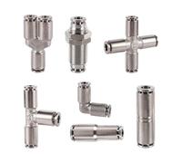 IDUTQUMW 1pcs Pneumatic Quick Connector Push-in 4-16mm Pipe Fittings Air Garden Irrigation Water(8mm,PM Bulkhead)