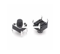 IDUTQUMW 20Pcs Tactile Push Button Switch Momentary Tact 6x6x6mm 6 * 6 * 6mm 6 X 6 X 6mm Dip Through-Hole 4pin