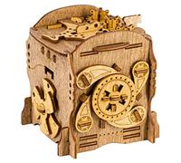 iDventure Cluebox - Captain's Nemo Nautilus - Juego de Escape Room - Caja de Rompecabezas 3D complicada Rompecabezas de Madera - Juegos de ajos únicos - Juegos de Escape Box para Adultos y Caja de