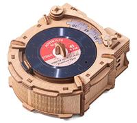 iDventure Cluepuzzle Tocadiscos - Rompecabezas Jigsaw y Juego de Escape Room - Caja Misteriosa y Puzzle 3D de Madera - Regalos Originales - Caja Secreta Japonesa