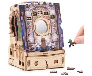 iDventure Cluepuzzle Wonderbox of Alice | Juego de Escape Room | Alicia en el País de Las Maravillas 3D Puzzle | Caja de Regalo | Cofre del Tesoro | Caja de Rompecabezas secuencial | Regalo de Dinero