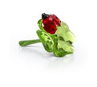 Swarovski Figura Idyllia Mariquita y Trébol OS
