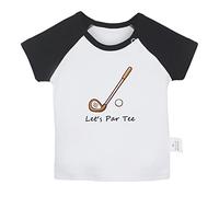 iDzn Let's Par tee Golf Camiseta Divertida para bebé, Camisetas para bebés recién Nacidos, Camisetas Bonitas para bebés, Camisetas gráficas para niños de 0 a 24 Meses