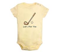 iDzn Let's Par Tee Golf Peleles divertidos, monos para bebés recién nacidos, monos para bebés, trajes de una pieza para bebés de 0 a 24 meses