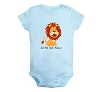 iDzn Little But Fierce Peleles divertidos, monos para bebés recién nacidos, monos de león bonitos para bebés, trajes de una pieza para bebés de 0 a 24 meses