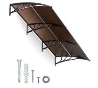 IDZO Toldo de 40 x 120 Pulgadas para Puertas, toldo Exterior con protección UV SPF 50+ con Conector de aleación de Aluminio, Uso para Puertas Delanteras/Ventanas, toldo para Obturador, protección UV,