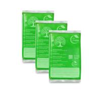 IEA Green Compresas frías y cálidas, juego de 3, 12 x 20 cm, compresas frías para contusiones, picaduras de insectos, lesiones, compresas de gel reutilizables y respetuosas con el medio ambiente