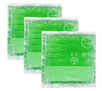 IEA Green Compresas gel frío calor reutilizables, 13x14 cm pack de 3 | Golpes, esguinces, espalda, rodilla - microondas y congelador, reutilizable