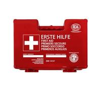 IEA Medical Botiquín primeros auxilios homologado DIN 13157 oficina | Completo profesional listo para usar - taller, hogar, coche, emergencia
