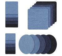 IEBTAWN 20 Piezas Parches Para Ropa, Parches Ropa, Parche Ropa, Reparación Jeans, Chaquetas, Pantalones, Costura, Diy, Manualidades, Prolongar Vida Útil